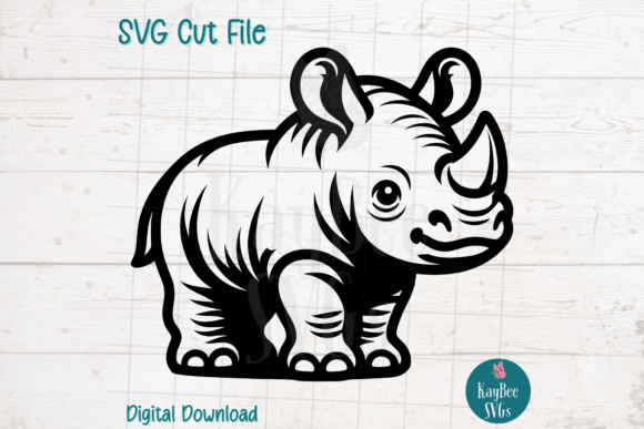 Baby Rhino SVG Cut File: Creative Crafting Guide