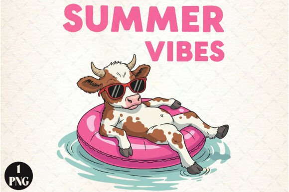Bringing Summer Vibes Highland Cow Designs to Your Creative Projects