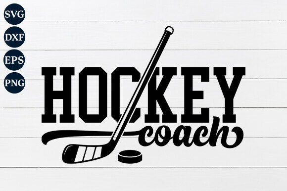 Hockey Coach SVG PNG: Digital Files for Every Creator