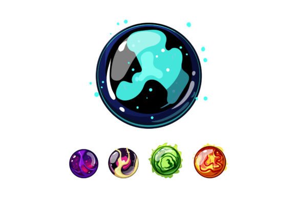 Magical Fantasy Orb Collection with Myst: Integrating Abstract Spheres into Modern Digital Design