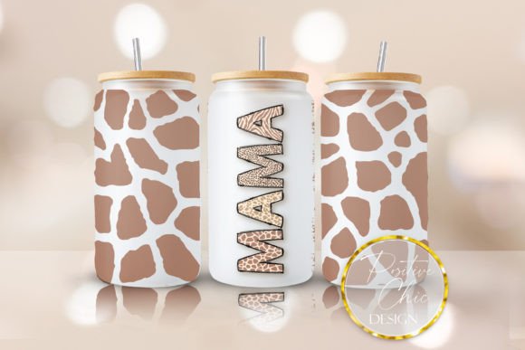 Mama Libbey Glass Can Wrap Animal Print: Elevating Custom Drinkware